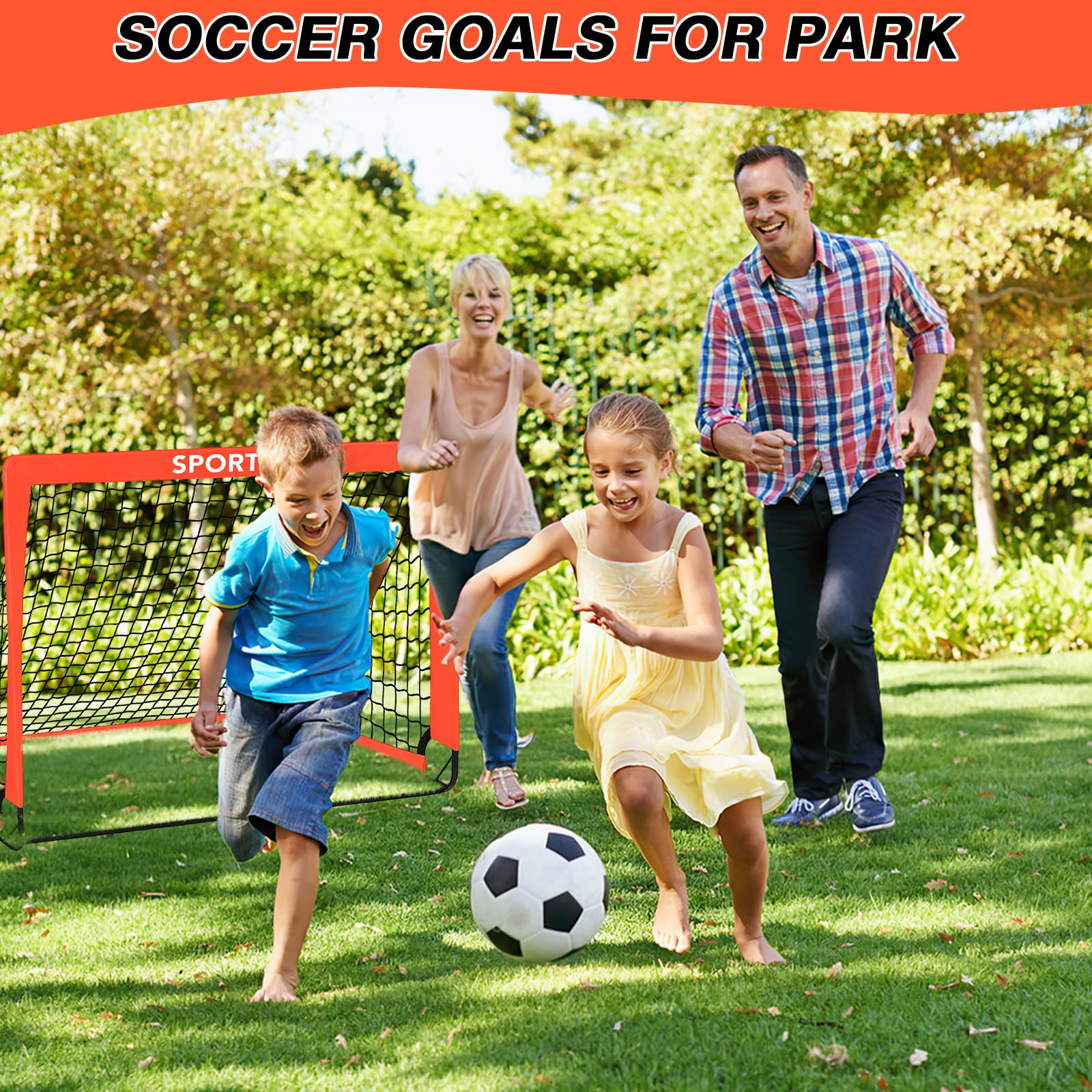  Sportic safety-friendly frame minimizes accidental bumps during play