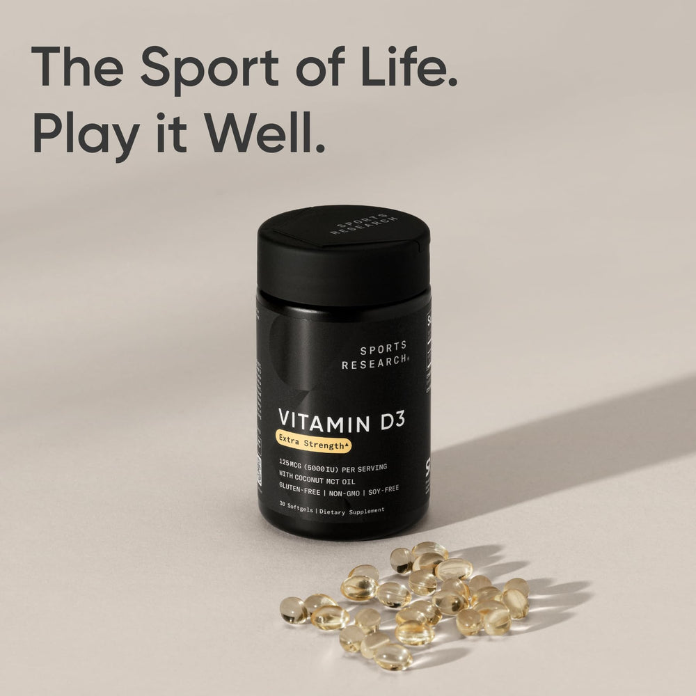 Sports Research bone support potential with daily D3 dose.
