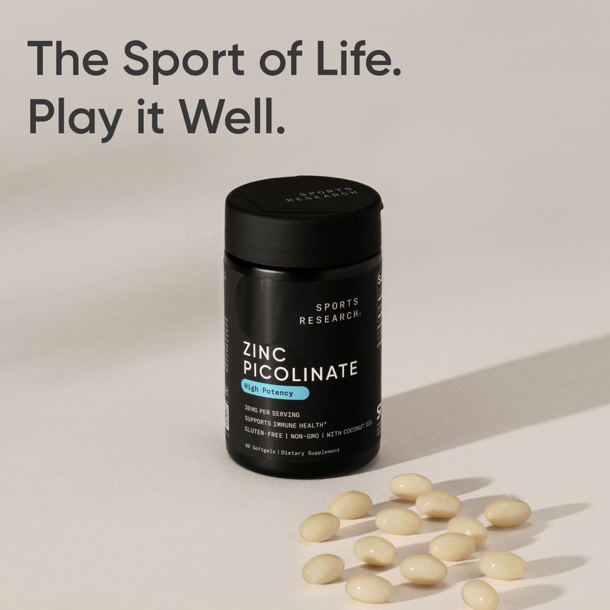 Sports Research gluten-free shield underscores allergen-friendly formulation