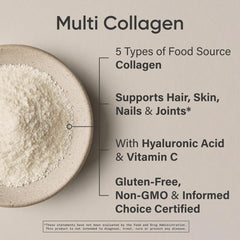Hyaluronic acid and Vitamin C boost on the product label.