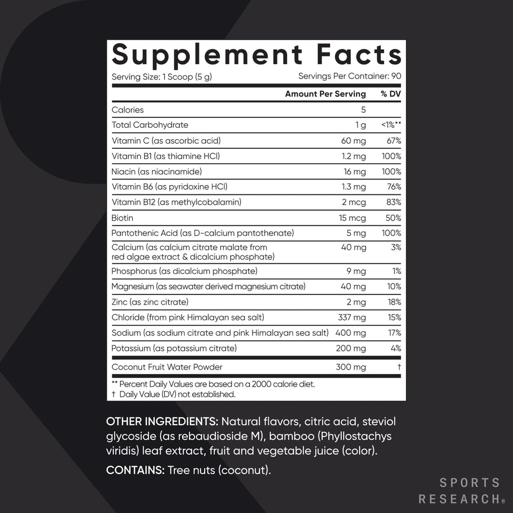Sports Research Hydrate Jars family-size jar supports shared hydration at home.