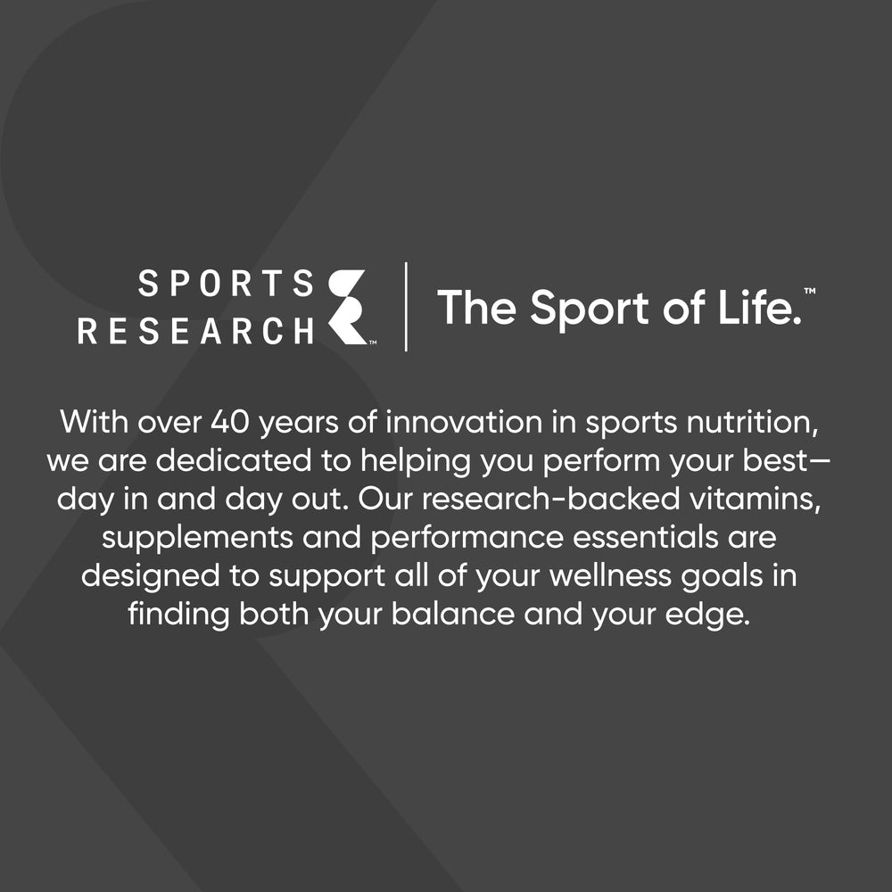 Sports Research Krill Oil packaging shows serving size for easy planning.