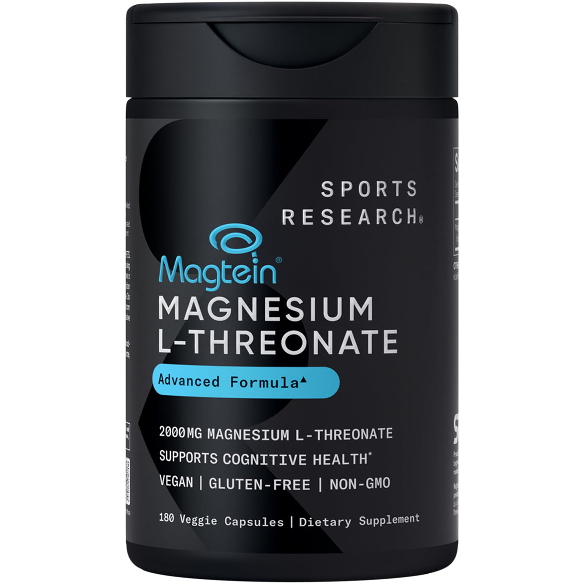 Sports Research Magtein brain health capsules support daily focus.