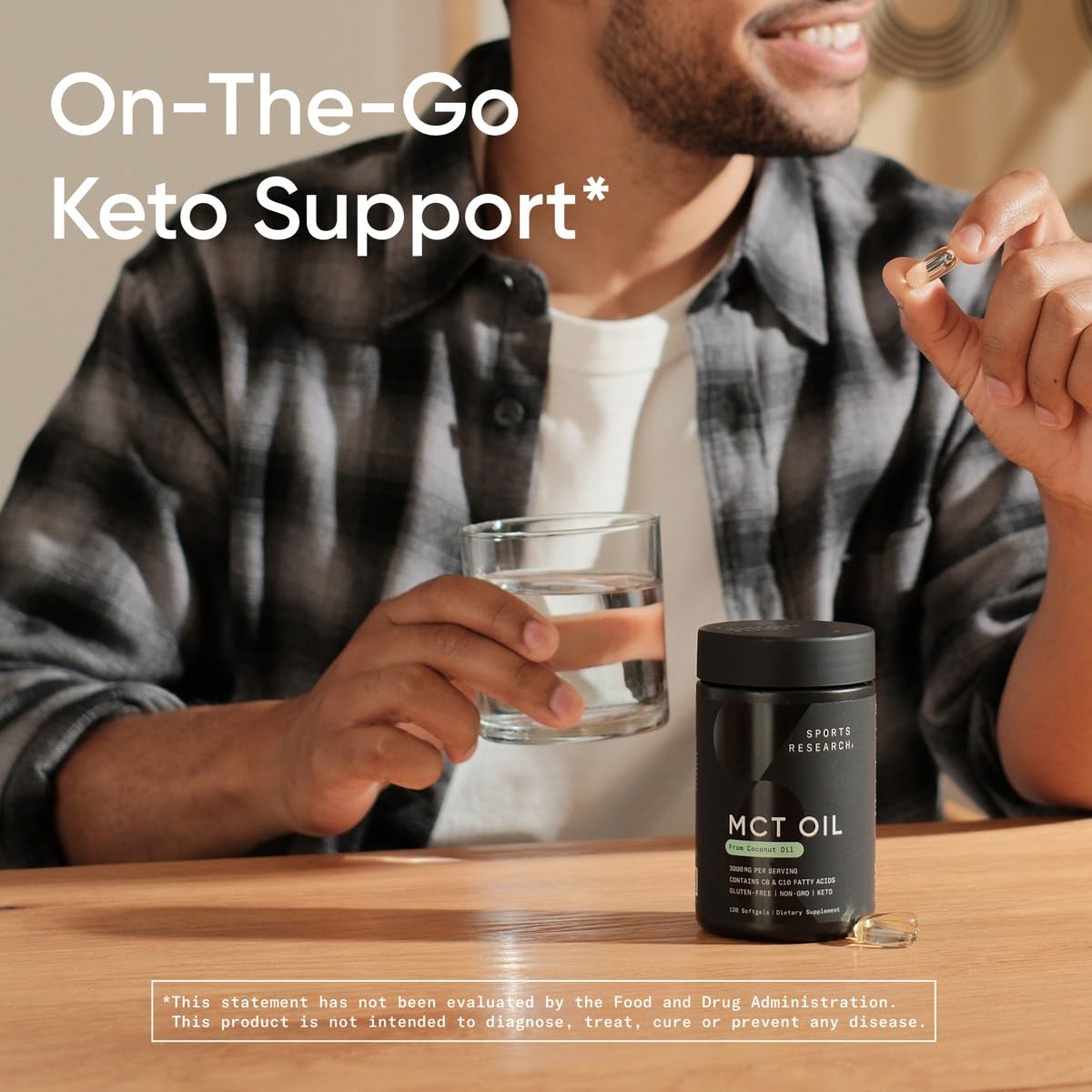 Keto certified emblem on packaging