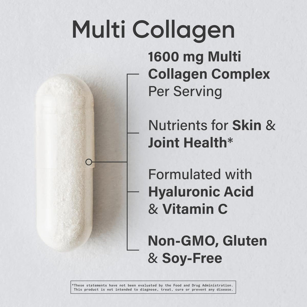 Close-up capsules from Sports Research Multi Collagen for on-the-go convenience