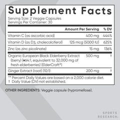 Sports Research vitamin D3 capsule highlighting daily support