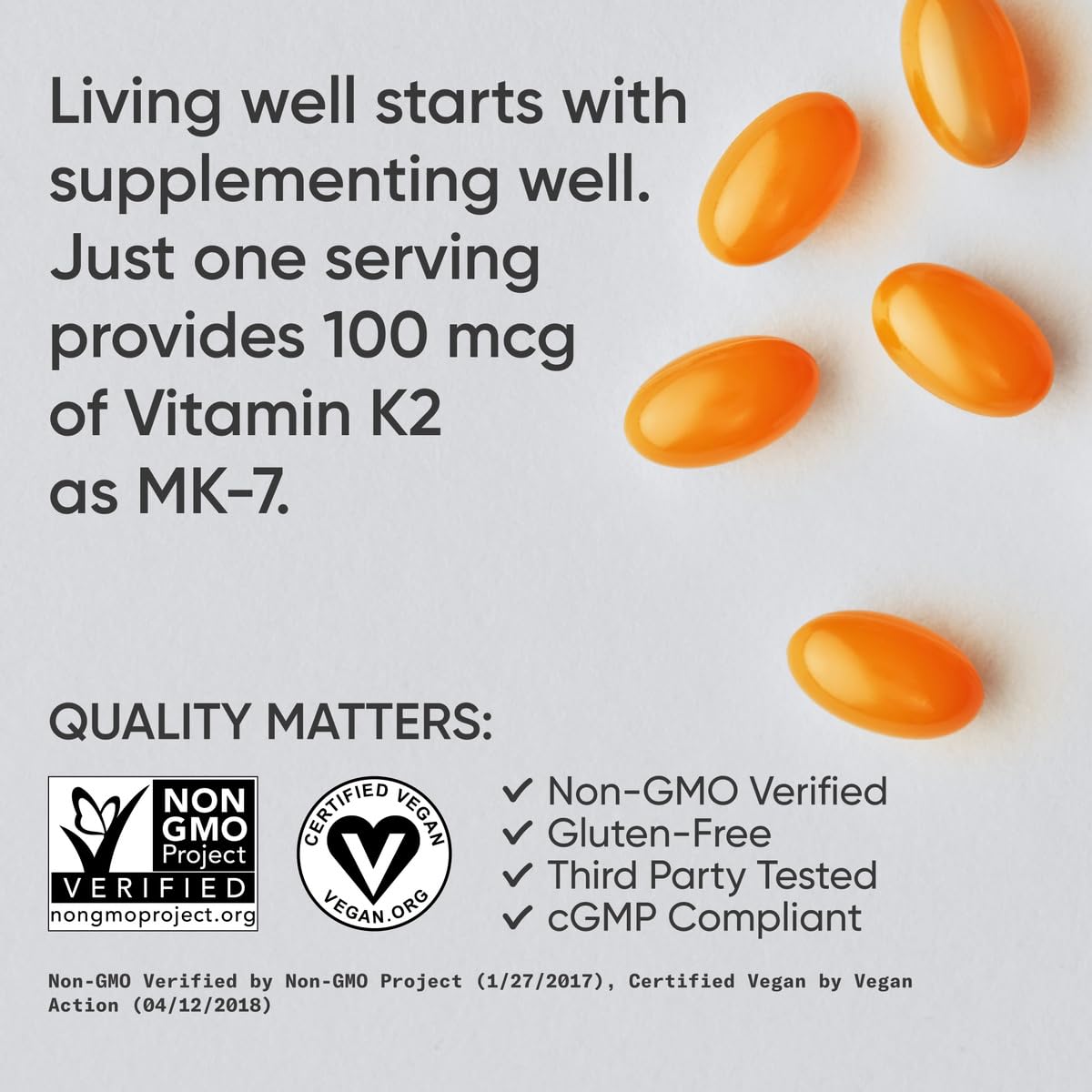 Sports Research Vitamin K2 MK-7 coconut MCT oil pairing emphasizes improved absorption