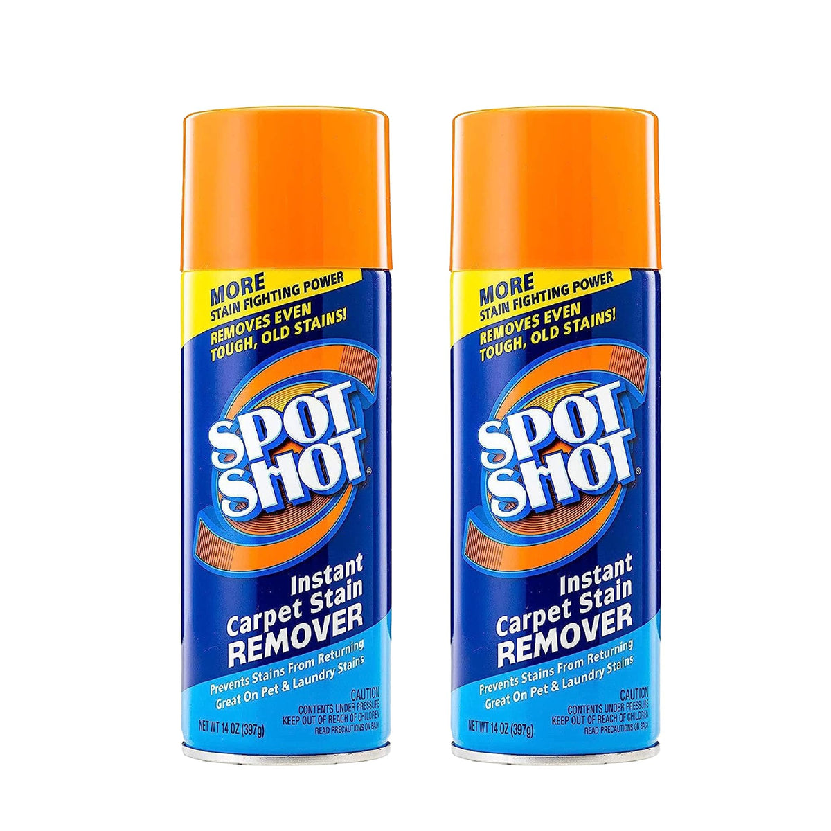 Spot Shot stain remover spray on carpet in action lifting a stain