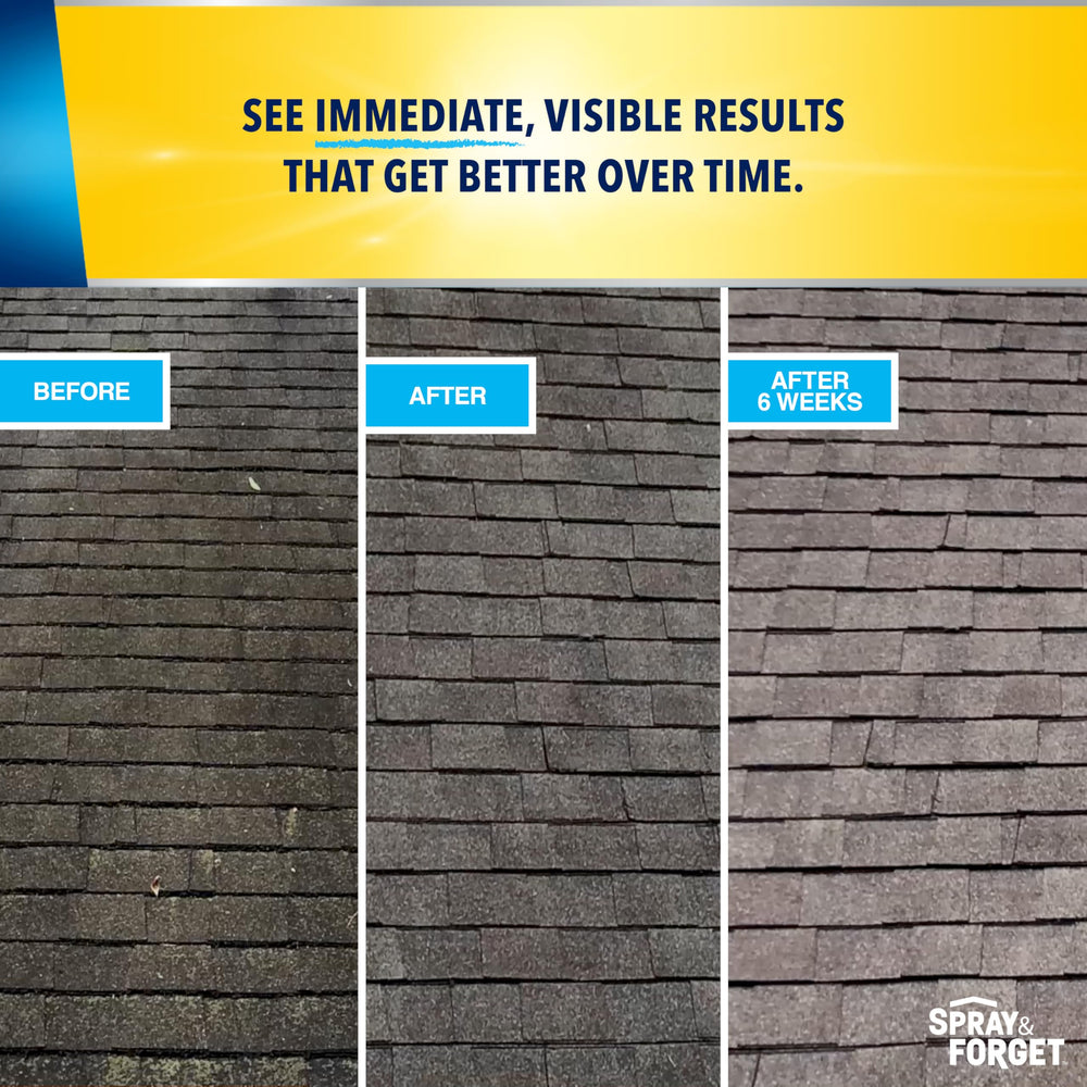 Rains assist cleaning with Spray & Forget through natural rinse action