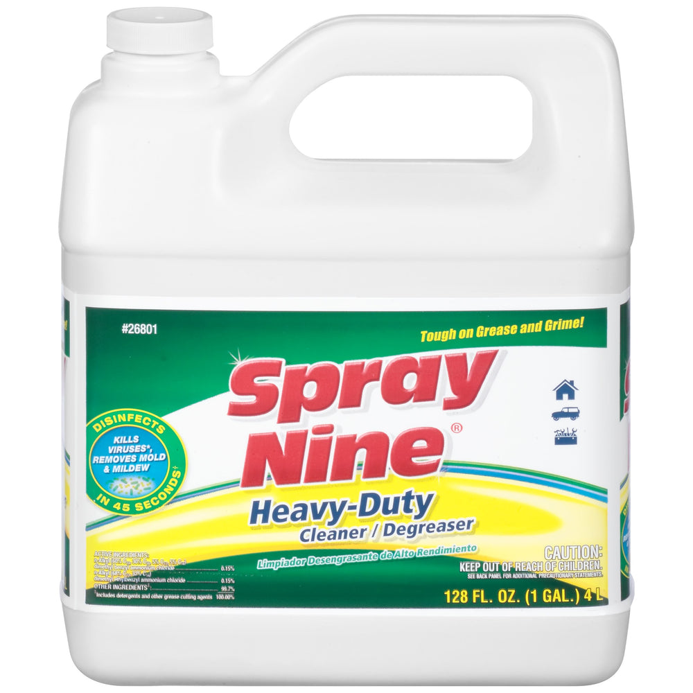Spray Nine bottle pour for quick refilling between cleaning tasks.