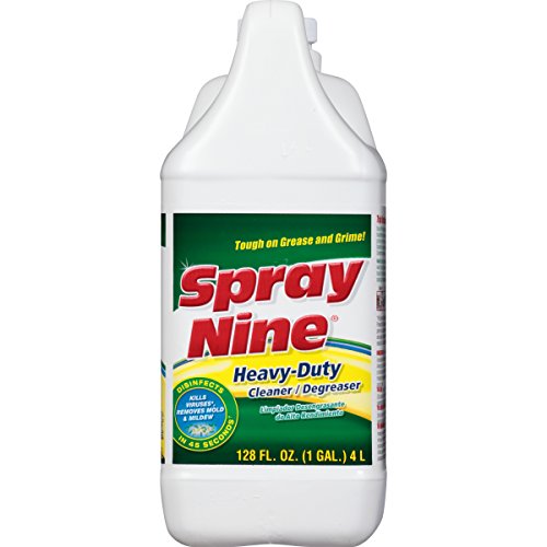 Spray Nine degreases car engines efficiently for maintenance.
