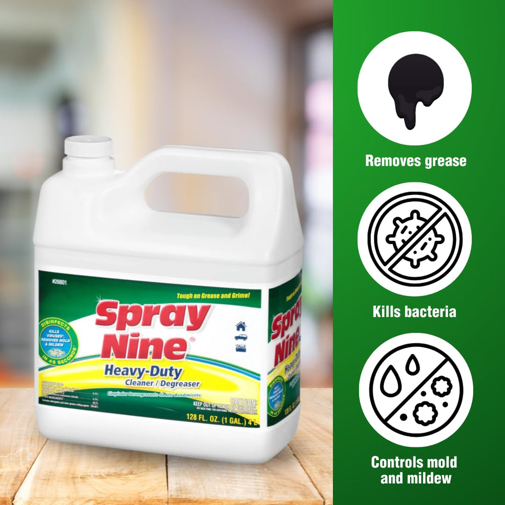 Spray Nine revives stainless steel with shine.