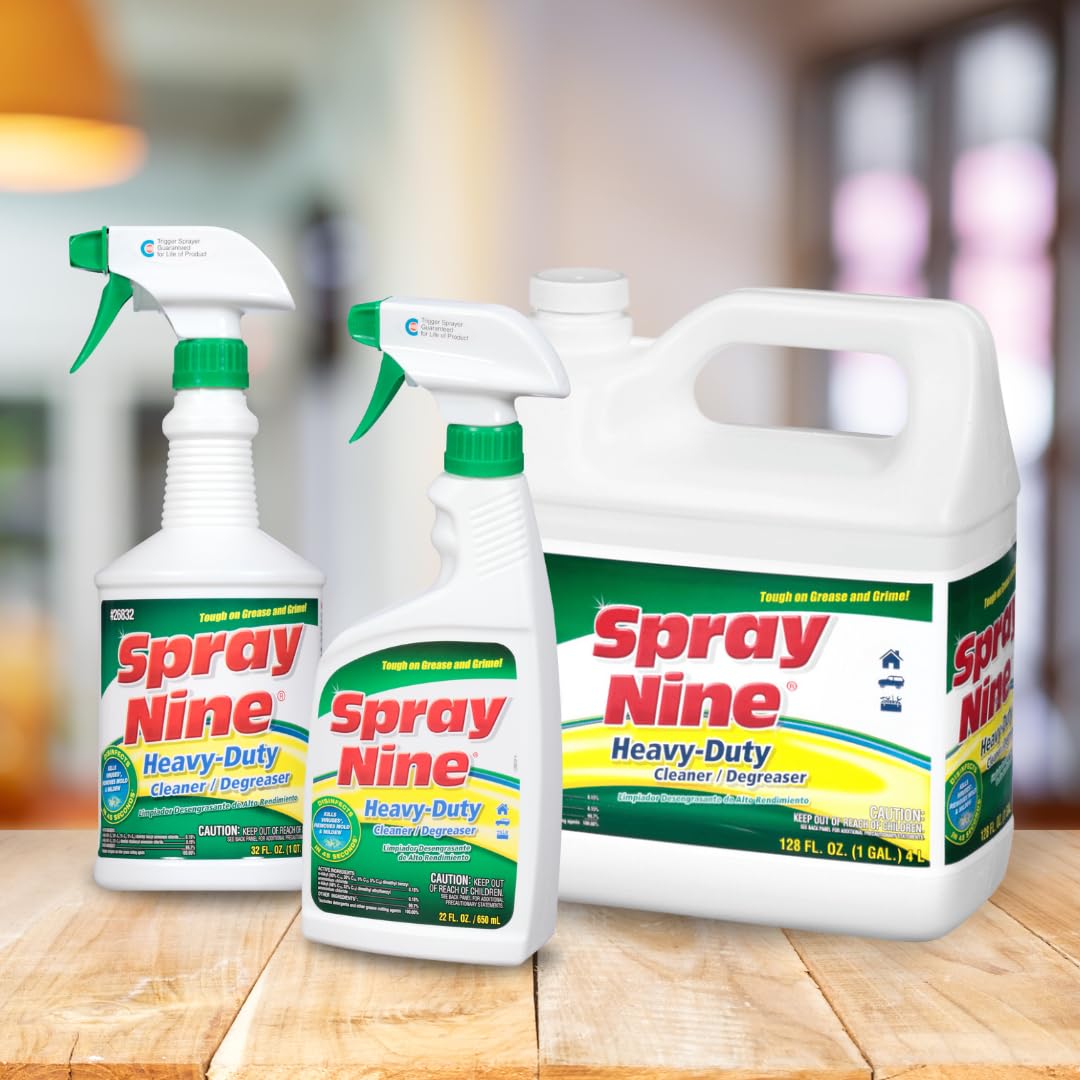 Spray Nine cleans vinyl surfaces like dashboards safely.