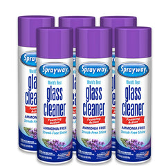 Sprayway Glass Cleaner lavender bottle for streak-free shine