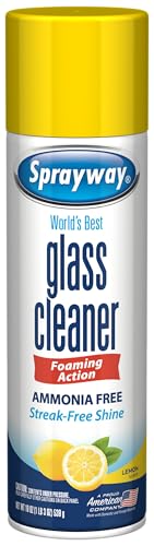 Sprayway Glass Cleaner removes fingerprints for spotless surfaces