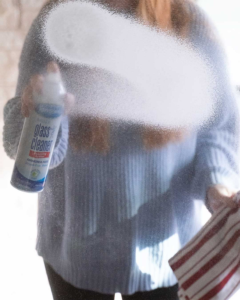 Sprayway ammonia-free formula cleans glass safely without harsh fumes