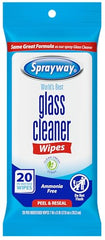 Sprayway Glass Cleaner Wipes pre-moistened for quick cleaning