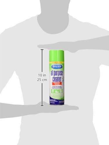 Sprayway surface deodorizer and cleaner on various home surfaces.