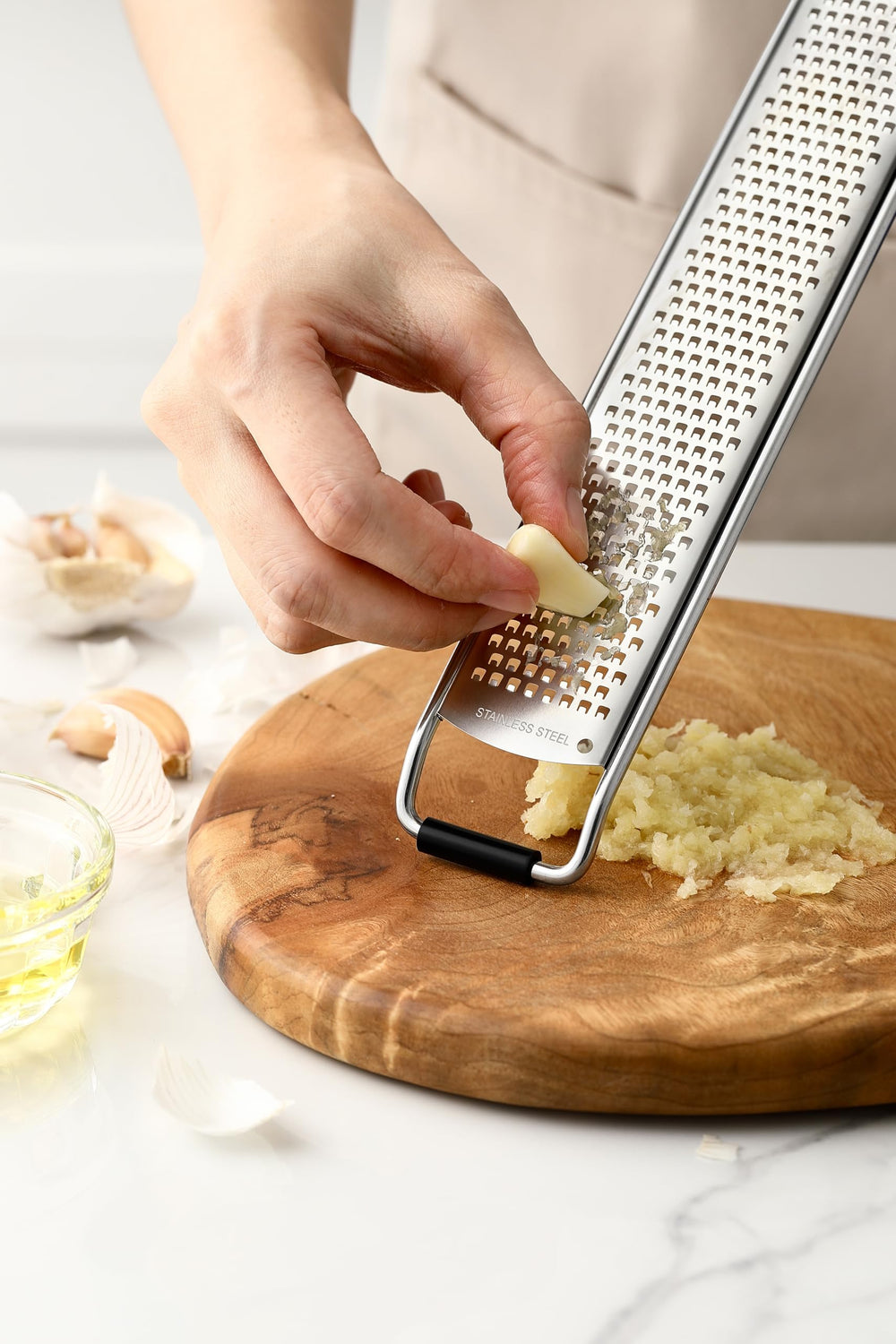Spring Chef ginger garlic zesting tool for quick flavor boosts.