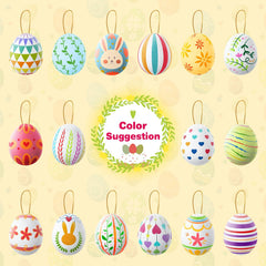 SpringFlower 12 color paint strips enabling vibrant color combinations
