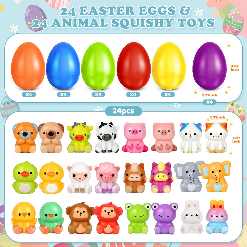 SpringFlower animal squishy toys close-up showing soft textures and bright colors