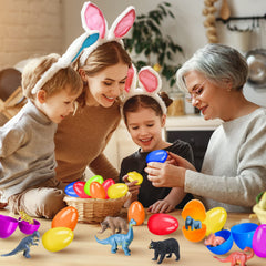 SpringFlower bright colored eggs enhance Easter egg hunts with visual appeal