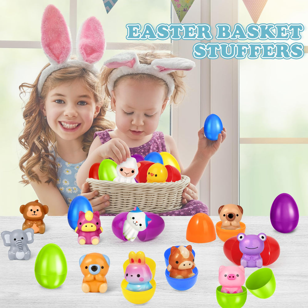 SpringFlower colored eggs with toys ideal for Easter activities and rewards