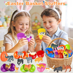 SpringFlower colorful Easter eggs and animal toy fillers ideal for classroom rewards.