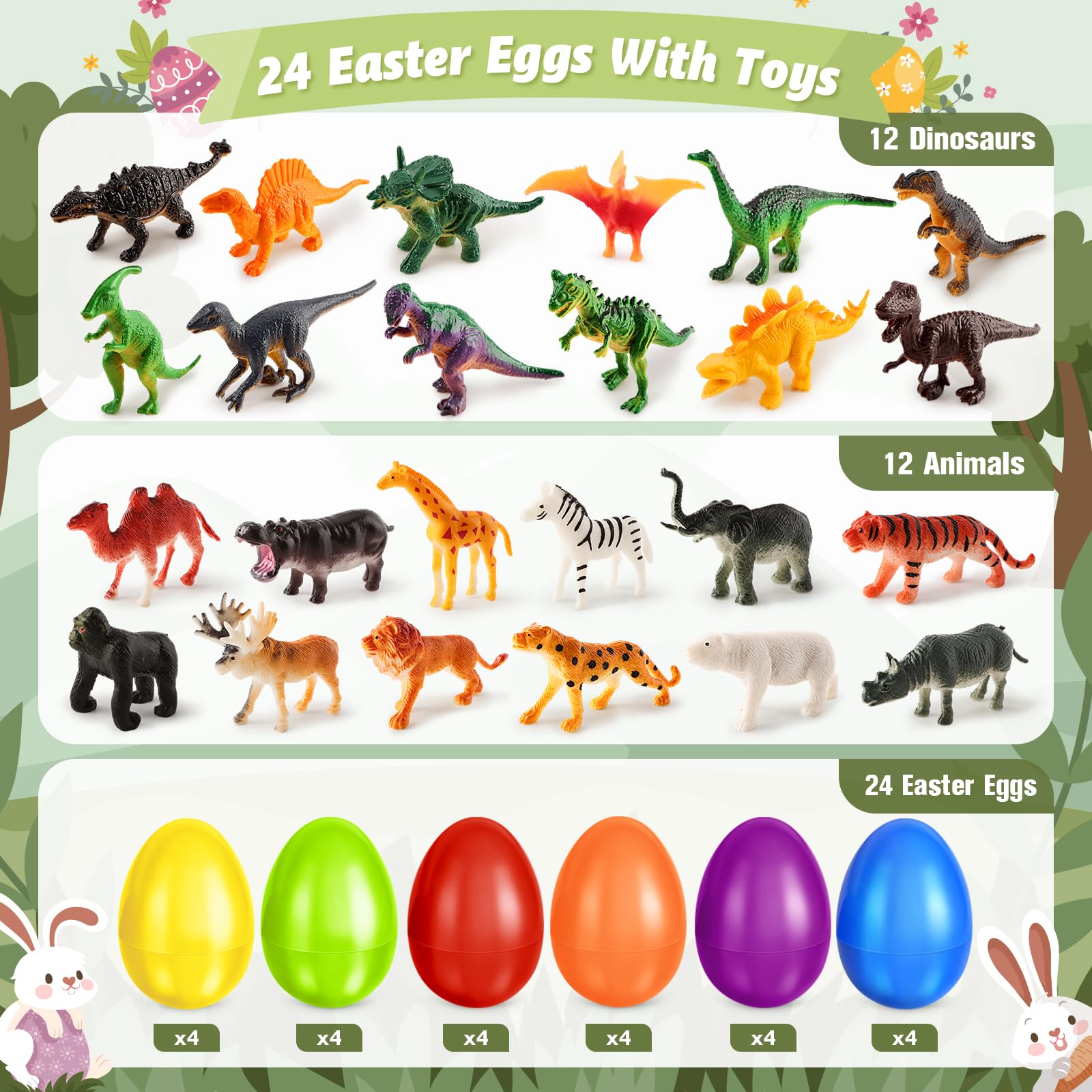 SpringFlower dinosaur toys close-up showcases vivid details and safe, kid-friendly materials.