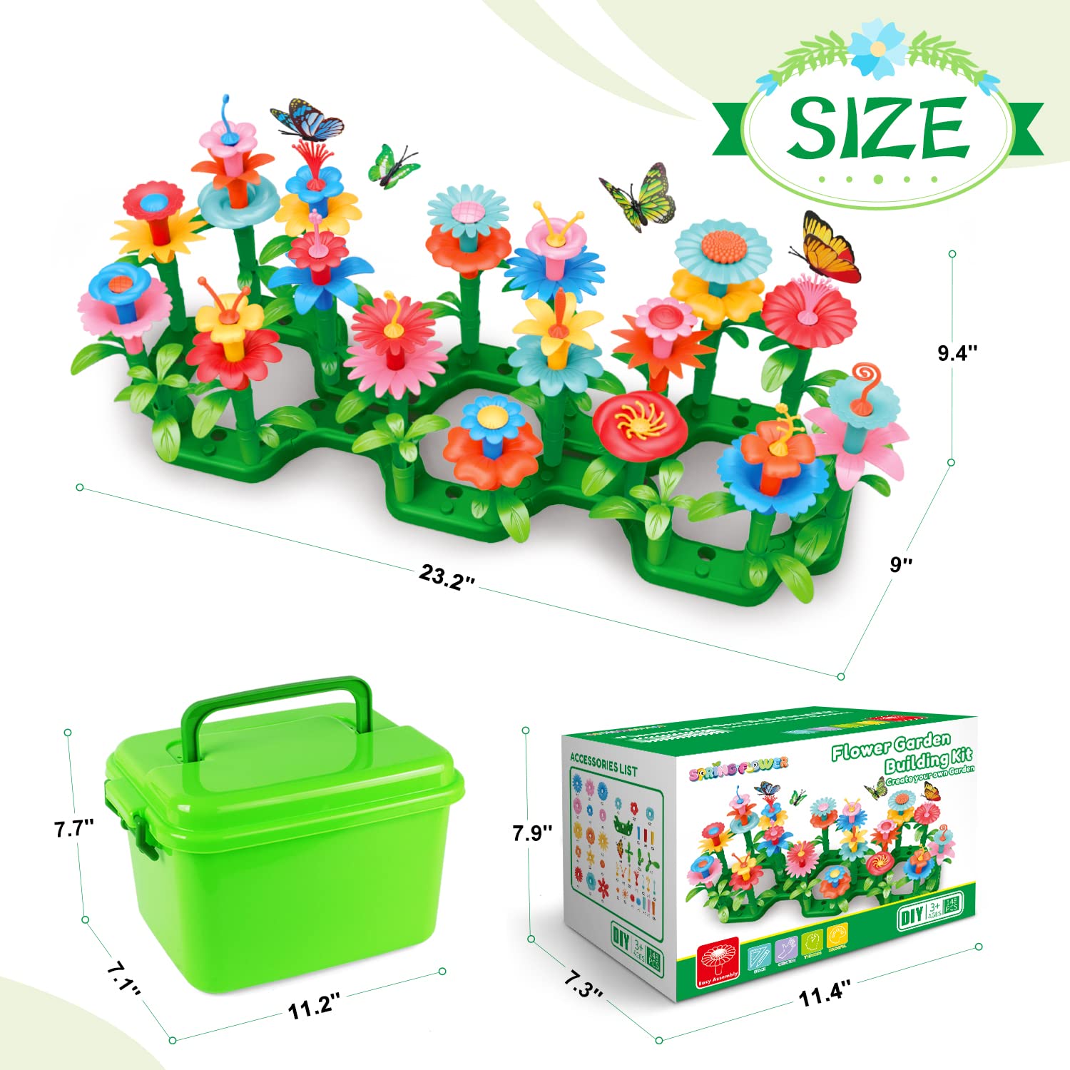 SpringFlower durable-abs-plastic construction ensures safe, long-lasting play.