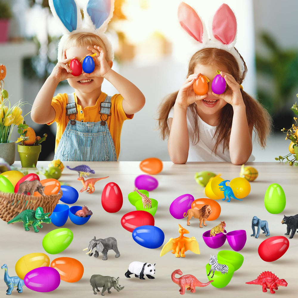 SpringFlower durable plastic eggs keep shapes during repeated play