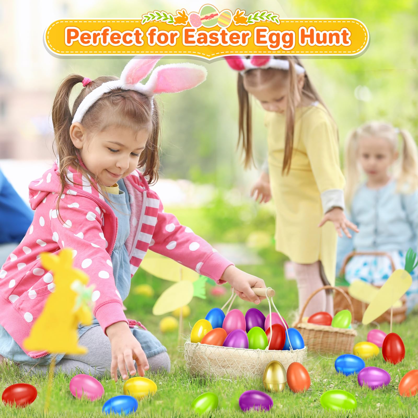 SpringFlower 2.3-inch Easter egg in pink, suitable for classroom rewards and gifts