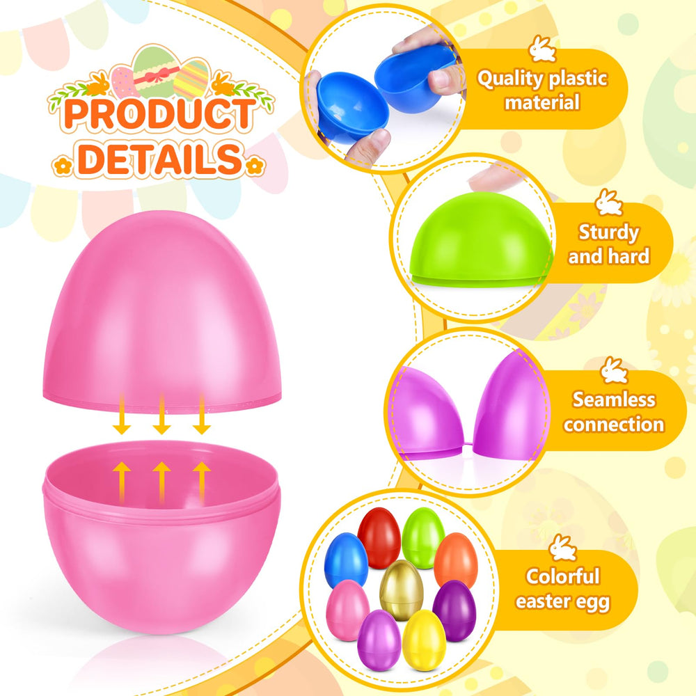 SpringFlower 2.3-inch Easter egg in purple, great for egg hunts and prize giveaways