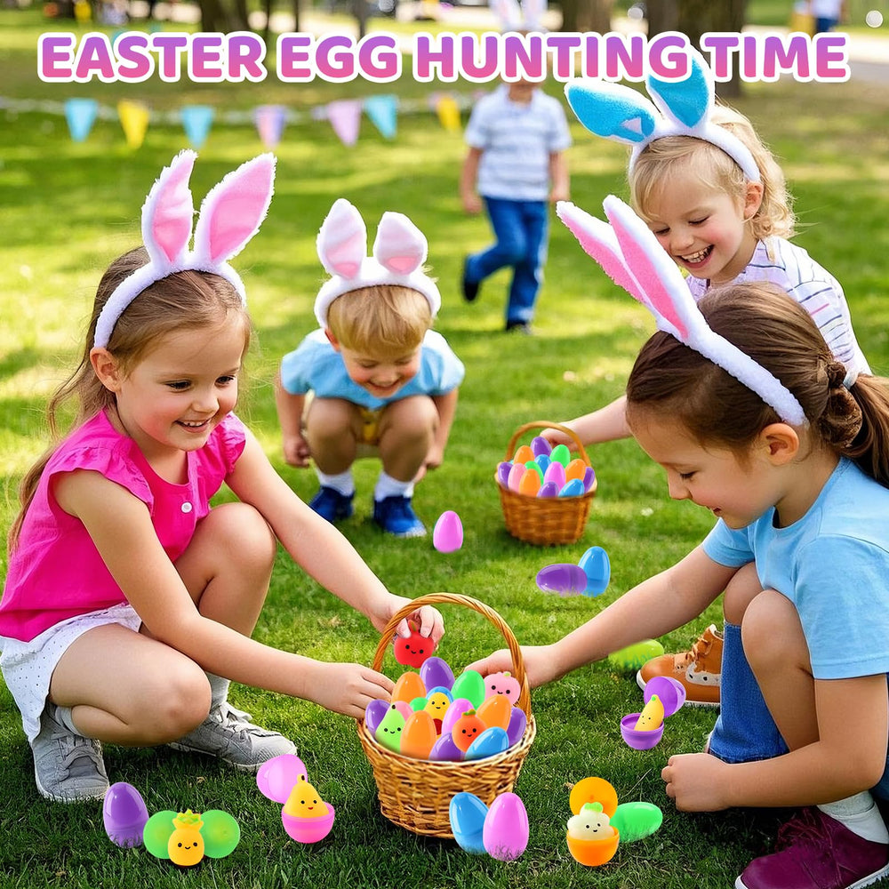 SpringFlower Easter party favors for kids with 24 squishy toys inside