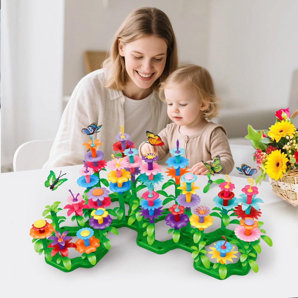 SpringFlower educational stem toy helps kids explore plants through building.
