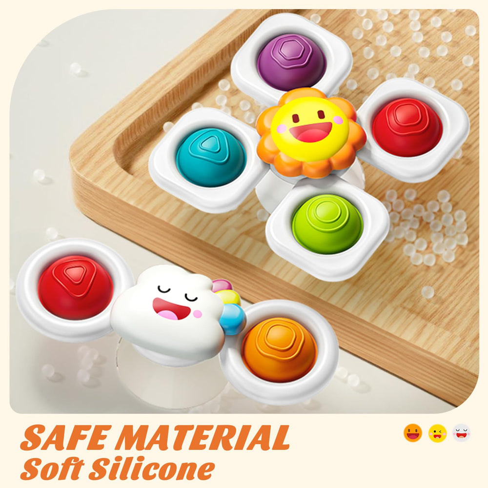 SpringFlower portable toy travels easily for sensory play anywhere