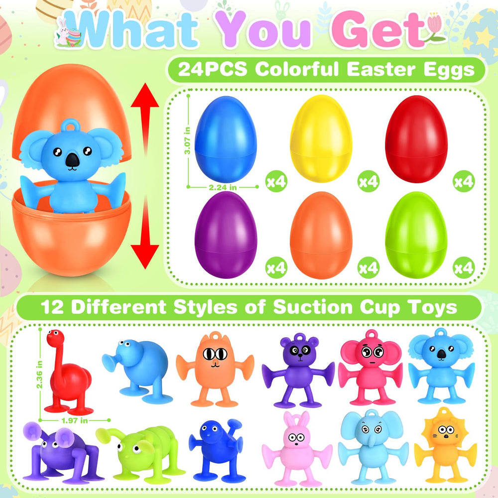 SpringFlower suction toys animal designs attach to surfaces for bath time play