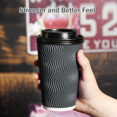 SPRINGPACK Togo ripple-wall insulated cups for heat retention without bulky sleeves