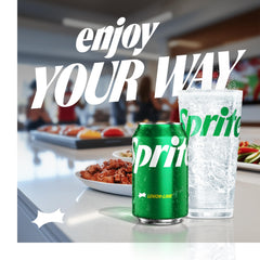 Sprite 12-pack on display for sharing during gatherings