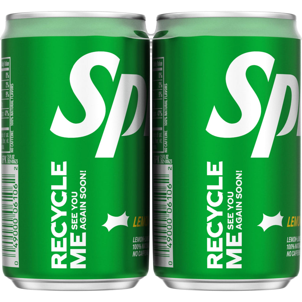 Sprite label detail close-up highlighting natural flavors