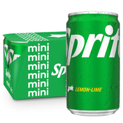 Sprite lemon-lime 7.5oz can chilled for hot-day refreshment