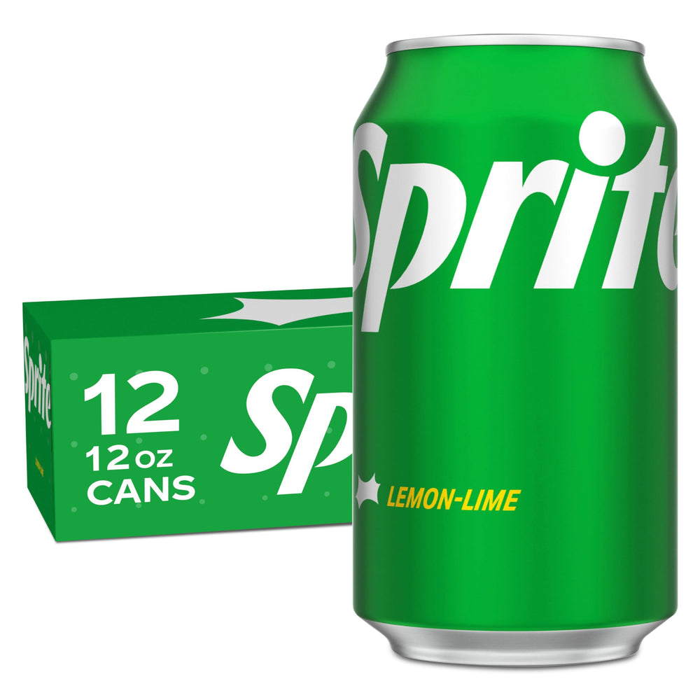 Sprite lemon-lime can for instant refreshment and bright citrus flavor