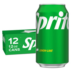 Sprite lemon-lime can for instant refreshment and bright citrus flavor