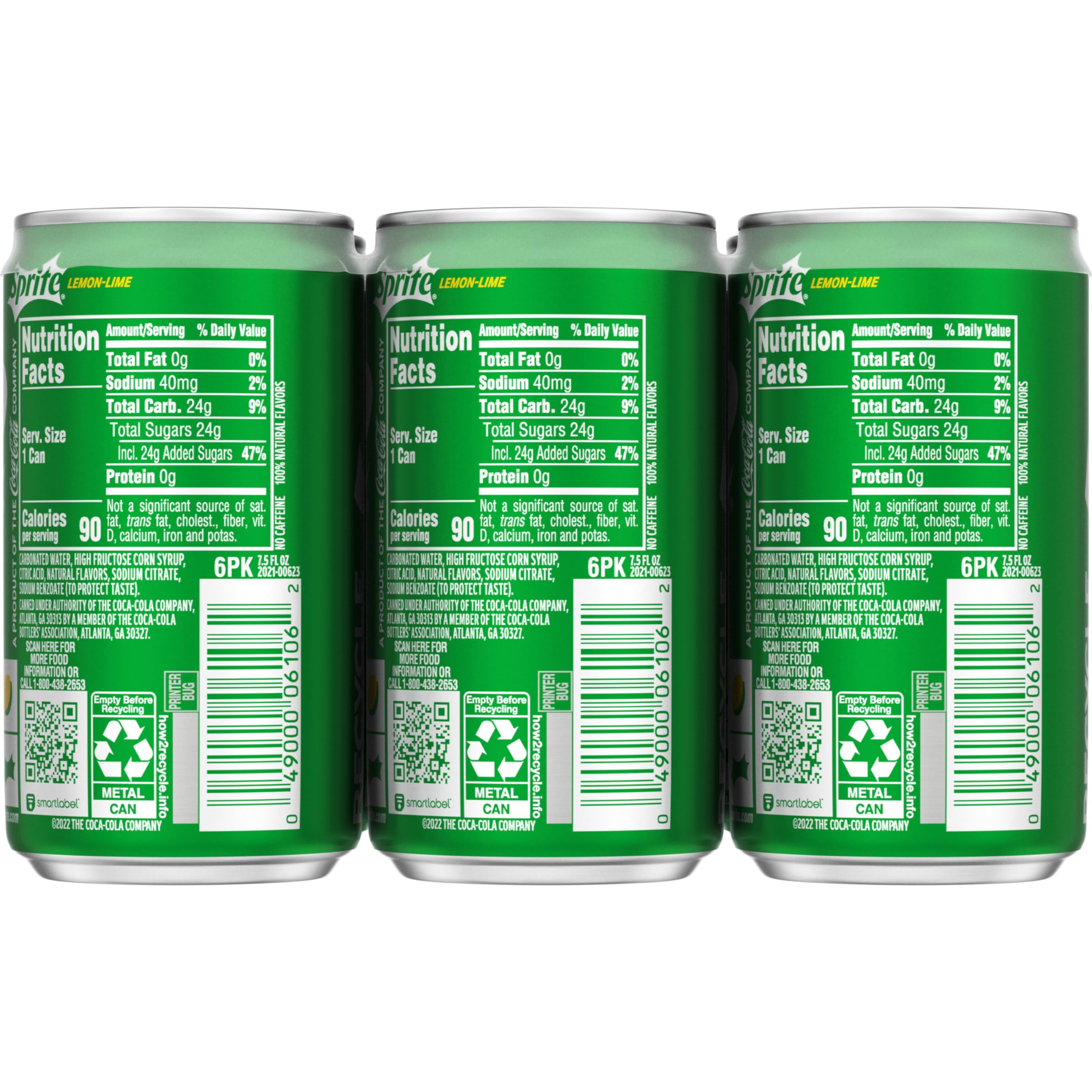 Sprite store packaging on shelf with eye-catching display
