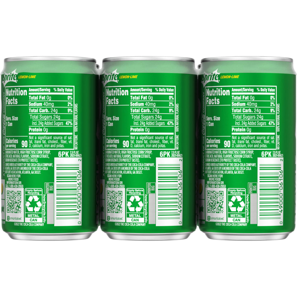 Sprite store packaging on shelf with eye-catching display