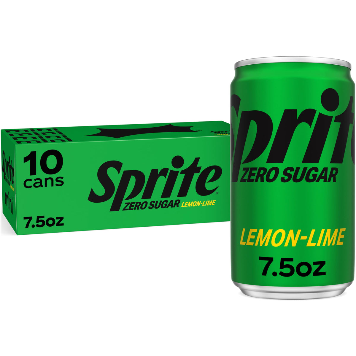 Sprite Zero Sugar Lemon Lime bottle showing crisp citrus refreshment on the go