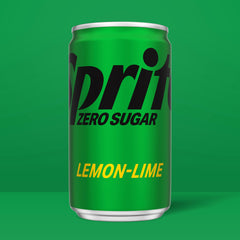 Sprite Zero Sugar Lemon Lime can highlighting a bright citrus bite for quick thirst quenching