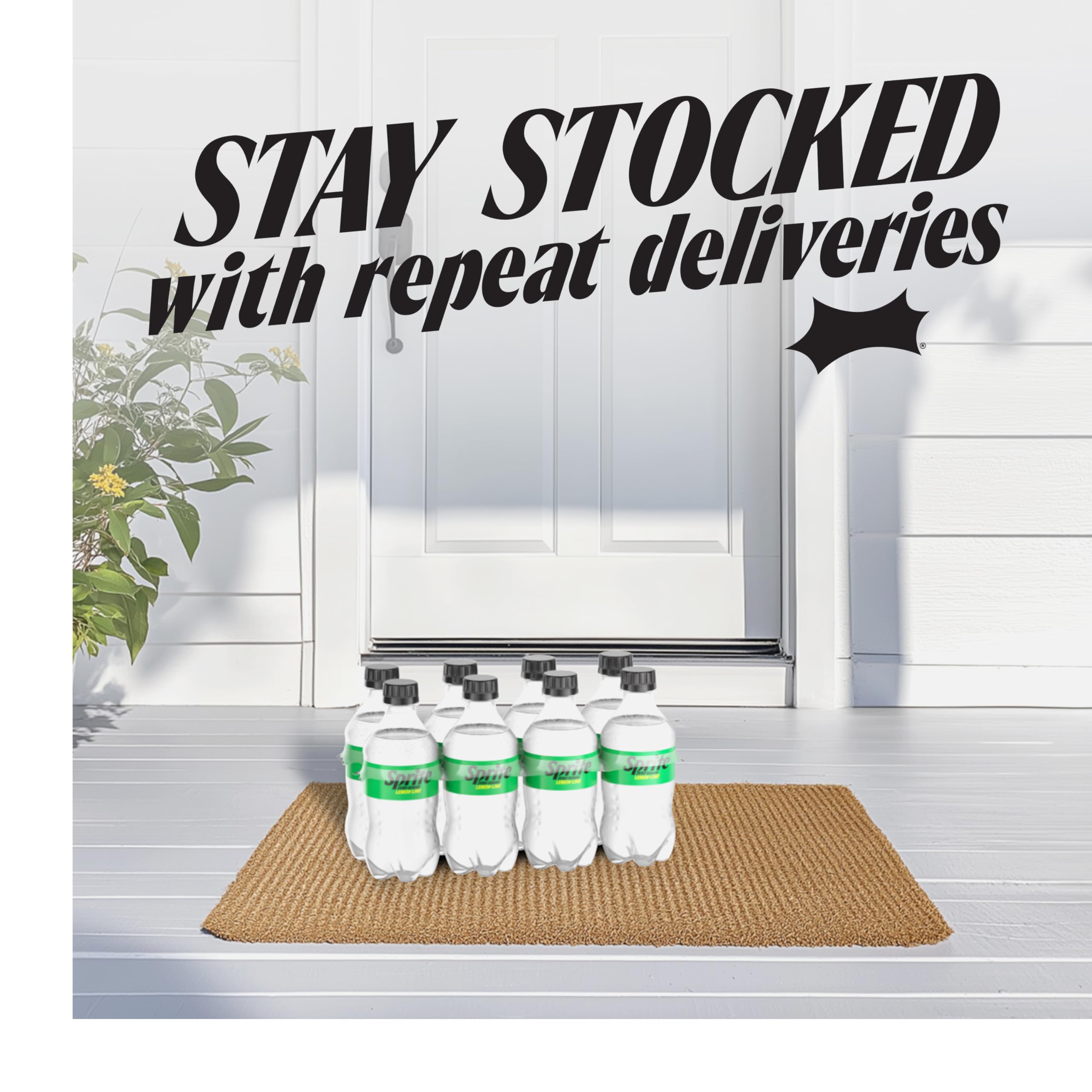 Sprite Zero Sugar Lemon Lime fridge display ready for cold refreshment