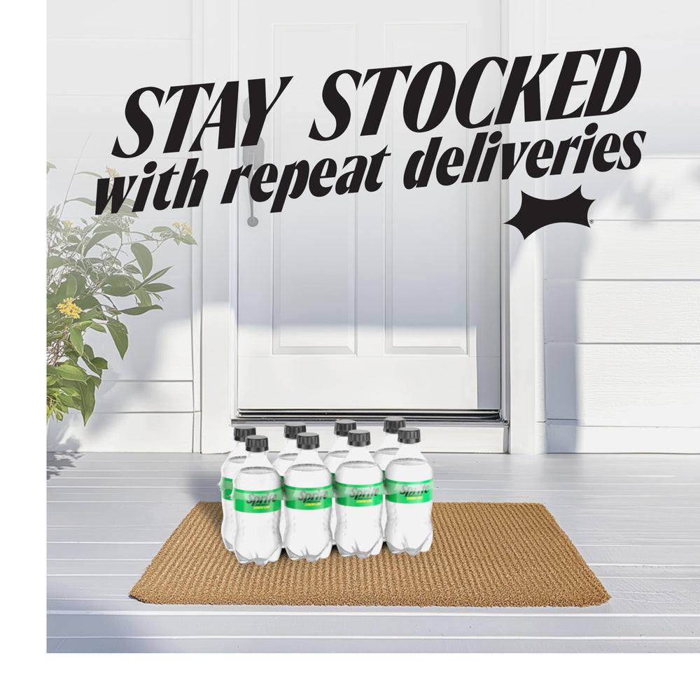 Sprite Zero Sugar Lemon Lime fridge display ready for cold refreshment