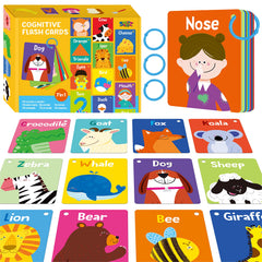 SpriteGru 50 PCS flashcards with letters and numbers enhance early literacy and memory